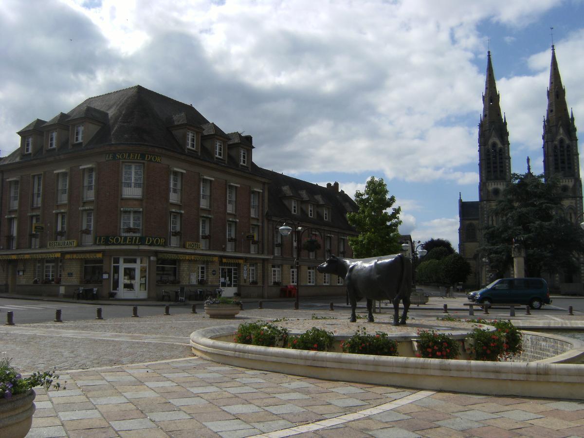 Le Soleil D'Or Hotel Vimoutiers Exterior photo